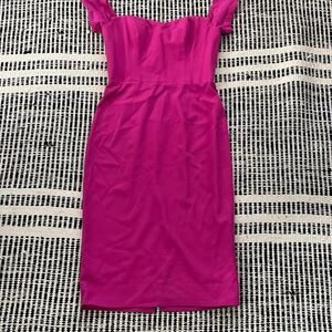 Dress the population size Medium Hot Pink Sheath dress